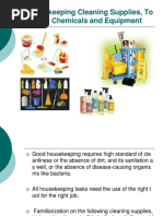 Cleaning Supplies Tools Chemicals and Equipments