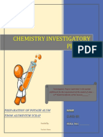 Chemistry Investigatory Project: Guided by