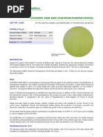 Cetrimide Agar Base (European Pharmacopoeia) : CAT Nº: 1102