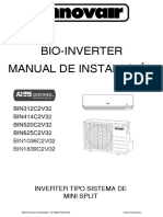 Innovair BIN Bio Inverter Installation Manual 9K 36K Spanish 1