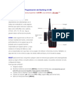 Programacion Del Baofeng NUEVO UV B5 PDF