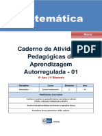 Matematica Regular Aluno Autoregulada 6a 1b