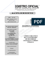 Código Orgánico de Las Entidades de Seguridad Ciudadana y Orden Público PDF