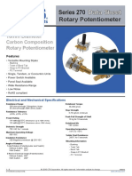 Potenciometro Rotatorio de Carbon - Datasheet