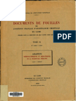 Cerny, Jaroslav DFIFAO 9 Graffiti Hiéroglyphiques Et Hiératiques de La Nécropole Thébaine N°1060-1405 (1956) LR