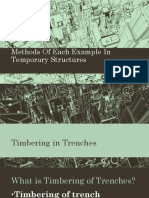 Methods of Each Example in Temporary Structures