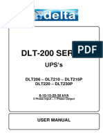 DLT-200 Serie UPS User Manual