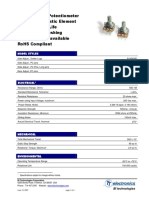 Potenciometro Rotatorio - Datasheet