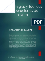 10 Estrategias y Tácticas de Operaciones de Toyota