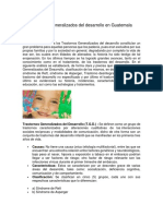 Los Trastornos Generalizados Del Desarrollo en Guatemala