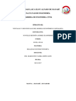 Ensayo 2 - Ventajas y Desventajas Del Modelo Económico Capitalista