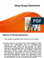 Understanding Group Dynamics