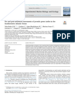 Velez-Rubio Et Al. 2018 - Pre and Post-Settlement Movements of Juvenile Green Turtles in The Southwestern Atlantic Ocean