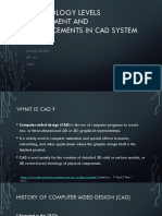 Technology Levels Assessment and Advancements in Cad