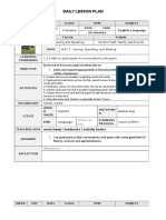 Daily Lesson Plan: Listen and Respond Appropriately in Formal and Informal Situations For A Variety of Purposes