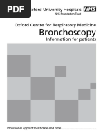 Bronchoscopy: Oxford Centre For Respiratory Medicine