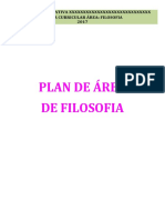 Plan de Area de Filosofia