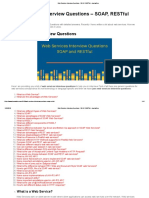 Web Services Interview Questions - SOAP, RESTful