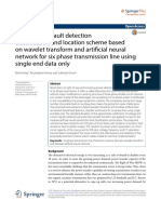 An Improved Fault Detection Classification and Location Scheme Based On Wavelet Transform and Artificial Neural Network For Six Phase Transmission Line Using Single End Data Only