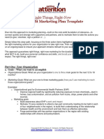 Nonprofit Marketing Plan Template