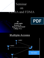 Cdma and Fdma