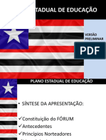 Plano Estadual de Educaçâo Maranhão