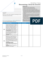 ICD10 Testing Scenario Rheu