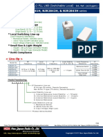 Universal Ku-Band 2LO PLL LNB (Switchable Local) MODEL No. NJR2841H, NJR2842H, & NJR2843H Series