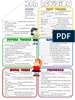 Grammar Revision Present Past Future Tenses Questions Modal Verbs Pronouns