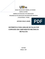 Kozlik - Sistemática para Análise de Falha Por Corrosão em Componentes Mecânicos Metálicos PDF