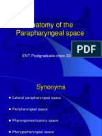 Anatomy of The Parapharyngeal Space