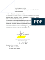 El Libro Unidad IV Distancia Entre Puntos, Planos y Rectas