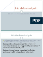 Approach To Abdominal Pain