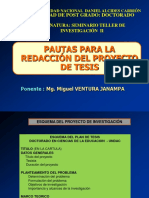 Pautas Redaccion Proyecto Tesis