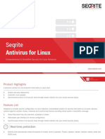 Seqrite Antivirus For Linux Datasheet