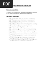 Objectives of The Study