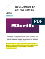 Convierte 5 Dolares en 15000 Con Skrill.