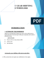 Automatic Gear Shifting in 2 Wheeler