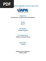 Introducción A La Historia Social Dominicana