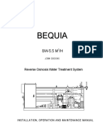 Bequia - Reverse Osmosis Water Treatment System System Description PDF