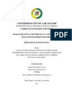 "Evaluación Ergonómica Por Postura Forzada para Determinar Nivel de Riesgos Ecuador