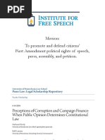 Mission: To Promote and Defend Citizens' First Amendment Political Rights of Speech, Press, Assembly, and Petition