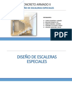 Diseño de Escaleras Especiales DIAPOSITIVAS Helicoidal TEORIA