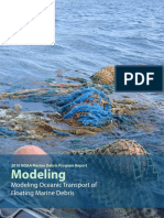 Modeling Oceanic Transport of Floating Marine Debris