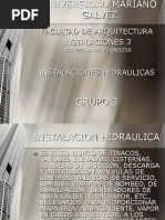 Instalaciones Hidraulicas