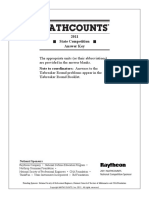 2011 State Competition Answer Key