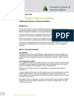 Risk Based Internal Auditing: Chartered Institute of Internal Auditors