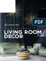 Mid Century Living Room Trends