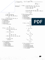 Organic Chemistry Worksheet 6