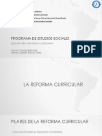 Reforma Curricular de Estudios Sociales